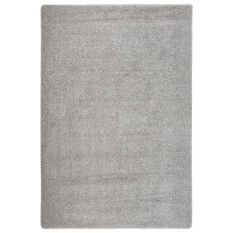 Tapis shaggy antidérapant Gris clair 140x200 cm