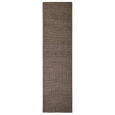 Tapis Sisal naturel 80x300 cm Marron