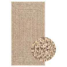 Tapis ZIZUR 100x200 cm aspect de jute intérieur et extérieur