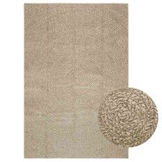 Tapis ZIZUR beige 140x200 cm aspect de jute intérieur extérieur