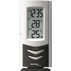 Techno Line Ws9178 - Termometro Da Parete-tavolo. Tem Interna-esterna Con Sensore Wireless E Orologio - Wall-table Thermometer. Indoor-outdoor Temp With Wireless Sensor WS9170