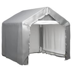 Tente de rangement Gris 180x180 cm Acier galvanisé