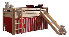 Tente pour lit mezzanine tissu rouge et blanc Chucky