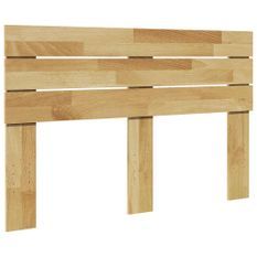 Tête de lit 120 cm bois massif de chêne