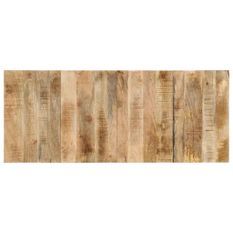 Tête de lit 200 cm bois de manguier brut massif