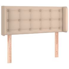 Tête de lit à LED Cappuccino 93x16x78/88 cm Similicuir