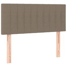 Tête de lit à LED Taupe 90x5x78/88 cm Tissu
