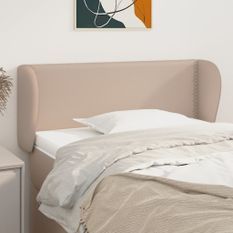 Tête de lit avec oreilles Cappuccino 103x23x78/88 cm Similicuir