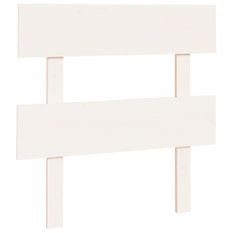 Tête de lit Blanc 103,5x3x81 cm Bois massif de pin