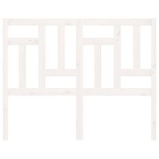 Tête de lit Blanc 145,5x4x100 cm Bois massif de pin 2