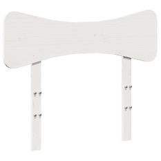 Tête de lit blanc 75 cm bois massif de pin