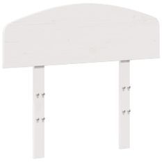 Tête de lit blanc 90 cm bois massif de pin