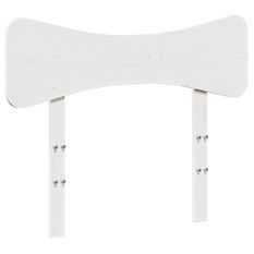Tête de lit blanc 90 cm bois massif de pin