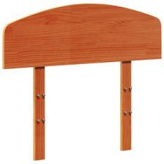 Tête de lit marron 100 cm bois massif de pin