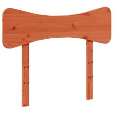 Tête de lit cire marron 100 cm bois massif de pin
