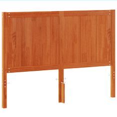 Tête de lit marron 150 cm bois massif de pin