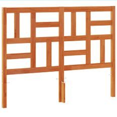 Tête de lit marron 160 cm bois massif de pin