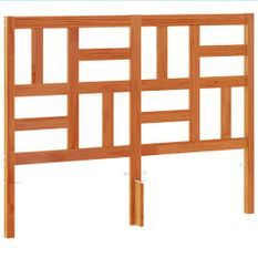 Tête de lit marron 180 cm bois massif de pin