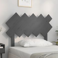 Tête de lit Gris 104x3x80,5 cm Bois massif de pin