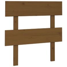 Tête de lit Marron miel 78,5x3x81 cm Bois massif de pin