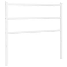 Tête de lit métal blanc 100 cm