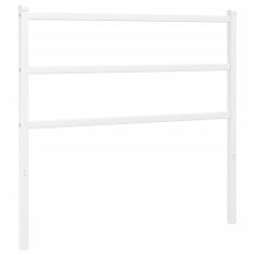 Tête de lit métal blanc 100 cm