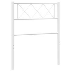 Tête de lit métal blanc 100 cm
