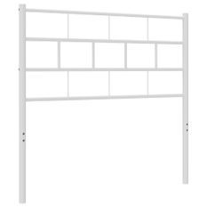 Tête de lit métal blanc 100 cm
