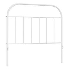 Tête de lit métal blanc 100 cm