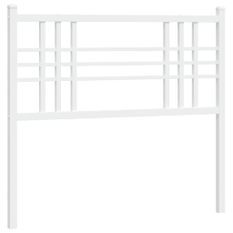 Tête de lit métal blanc 100 cm