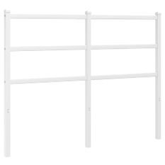 Tête de lit métal blanc 120 cm