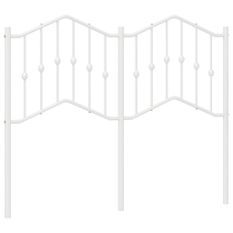Tête de lit métal blanc 120 cm