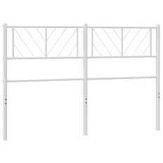 Tête de lit métal blanc 120 cm