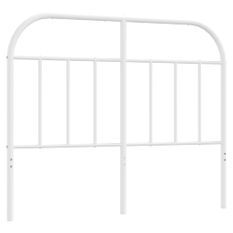 Tête de lit métal blanc 120 cm