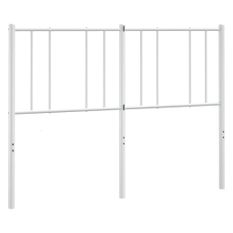 Tête de lit métal blanc 135 cm