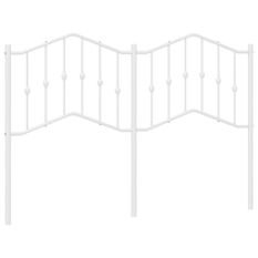 Tête de lit métal blanc 150 cm