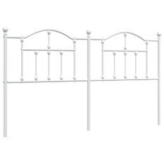 Tête de lit métal blanc 160 cm
