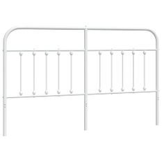 Tête de lit métal blanc 160 cm
