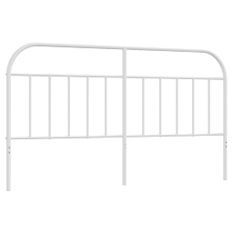 Tête de lit métal blanc 160 cm