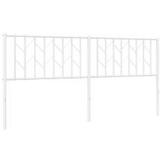 Tête de lit métal blanc 180 cm