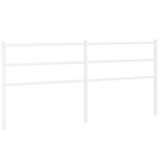 Tête de lit métal blanc 180 cm
