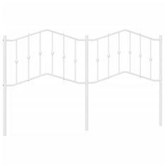 Tête de lit métal blanc 180 cm