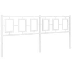 Tête de lit métal blanc 180 cm