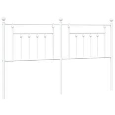 Tête de lit métal blanc 180 cm