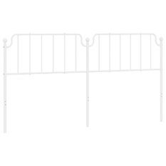Tête de lit métal blanc 193 cm