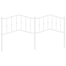 Tête de lit métal blanc 193 cm