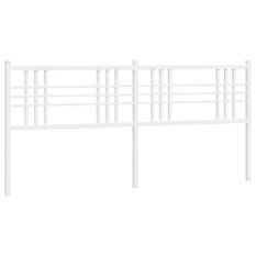 Tête de lit métal blanc 193 cm
