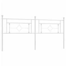 Tête de lit métal blanc 200 cm