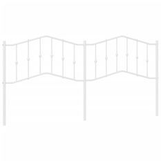 Tête de lit métal blanc 200 cm