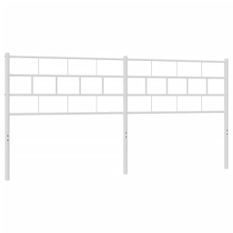 Tête de lit métal blanc 200 cm
